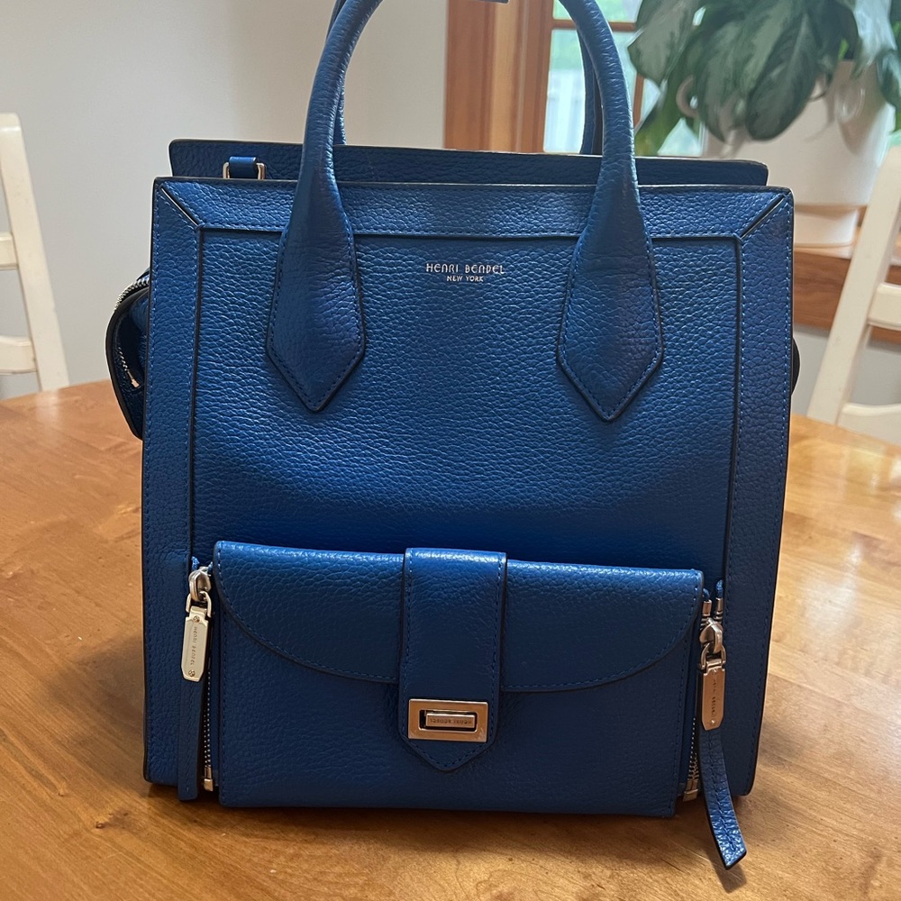 Henri Bendel Royal Blue Satchel